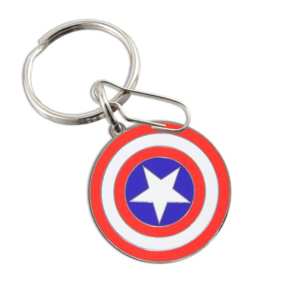 Captain America Marvel Comics s Shield Enamel Keychain 849242 - main